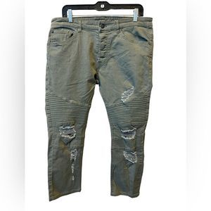 DIVIDED, skinny jeans , button fly , 32-26
